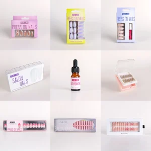 باقة تصميم متعددة التصميمات لمسامير الضغط على الأظافر